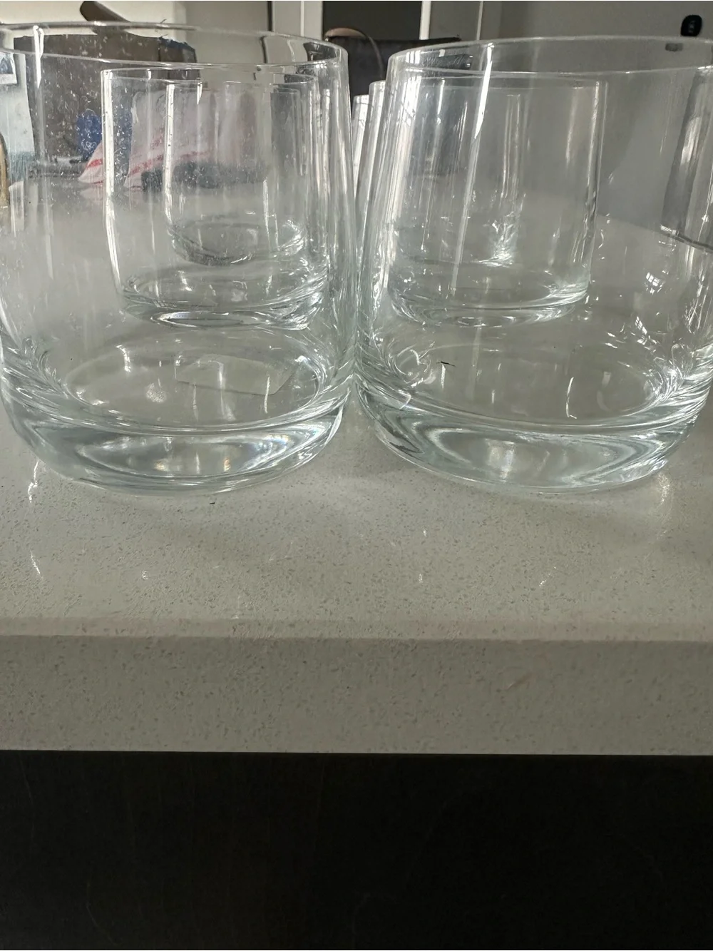 Pottery Barn Napa Clear Glass Whiskey Set - 8 Pack
